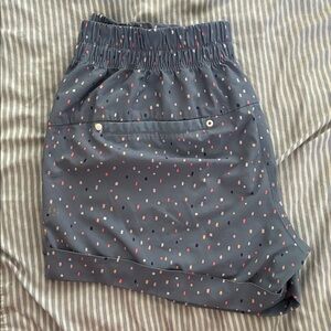 lululemon athletica confetti spring break away shorts. Sz 10